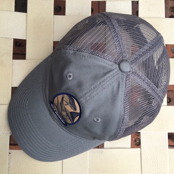 Guy Harvey saltwater Fishing Hat 6 panel mesh back adjustable back strap cap - Picture 4 of 15